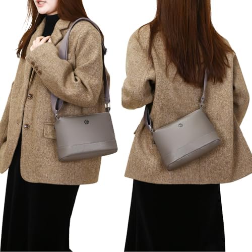 Eslcorri Women Small Shoulder Bag Nylon Simple Zipper Purse Lightweight Casual Mini Bag Eslcorri Women Casual Small Cros