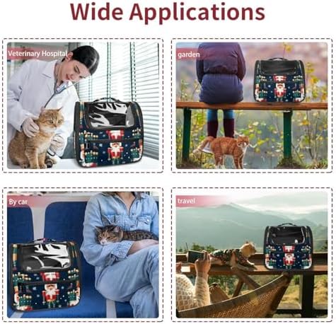 Capybara Pet Soft Sided Travel Carrier for Cats and Puppies, Portable and Comfortable, Perfect for Airlines and Car Trip