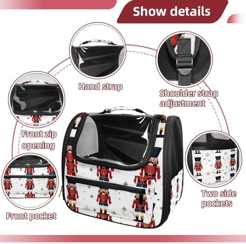 Capybara Pet Soft Sided Travel Carrier for Cats and Puppies, Portable and Comfortable, Perfect for Airlines and Car Trip