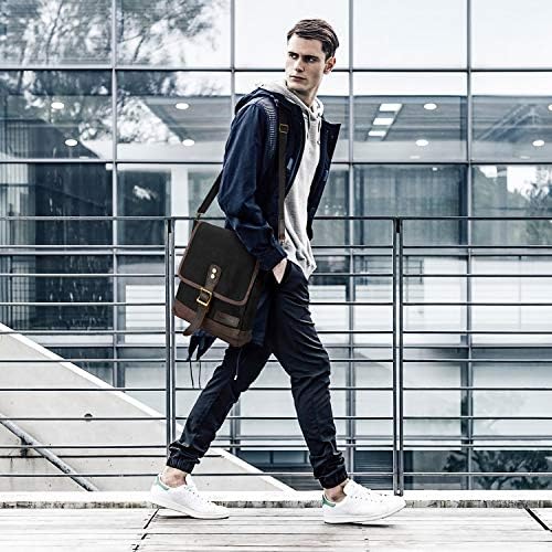 SHANGRI-LA Crossbody Shoulder Bag for Men and Women | Casual Canvas Sling Pack | Versatile Everyday Use | Multiple Compa