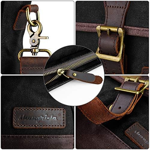 SHANGRI-LA Crossbody Shoulder Bag for Men and Women | Casual Canvas Sling Pack | Versatile Everyday Use | Multiple Compa