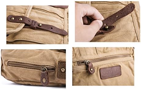 GOOTIUM Small Canvas Crossbody Bag for Women - Vintage Shoulder Purse | GOOTIUM Canvas Small Messenger Bag - Stylish Vi