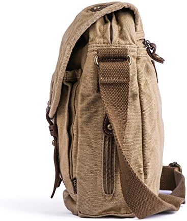 GOOTIUM Small Canvas Crossbody Bag for Women - Vintage Shoulder Purse | GOOTIUM Canvas Small Messenger Bag - Stylish Vi