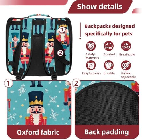 Capybara Pet Soft Sided Travel Carrier for Cats and Puppies, Portable and Comfortable, Perfect for Airlines and Car Trip