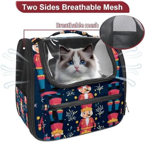 Capybara Pet Soft Sided Travel Carrier for Cats and Puppies, Portable and Comfortable, Perfect for Airlines and Car Trip