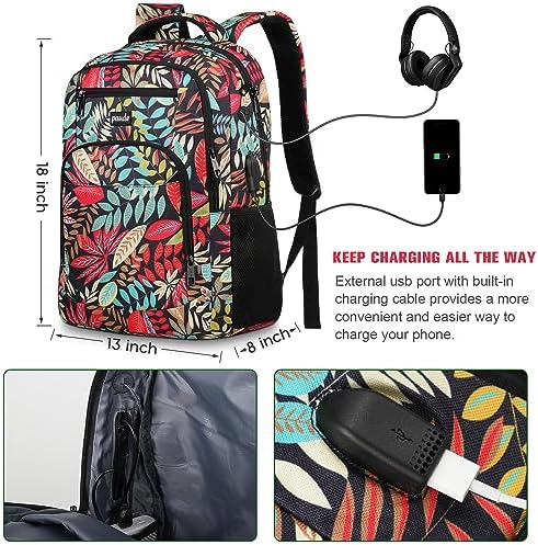 Paude 15.6 Inch Laptop Backpack Women Bookbag Rucksack for Teen Girls School Bags Specifications