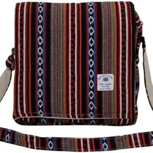 Unisex Marubhumi Core Hemp Messenger Hippie Bag - Travel & Everyday Use | Marubhumi Core Hemp Hobo Indian Tote Bag - Ad