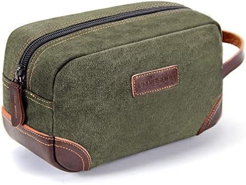 Men's Emissary Water-Resistant Toiletry Bag | Men’s Emissary Canvas Travel Dopp Kit | Men's Emissary Travel Bathroom Ba