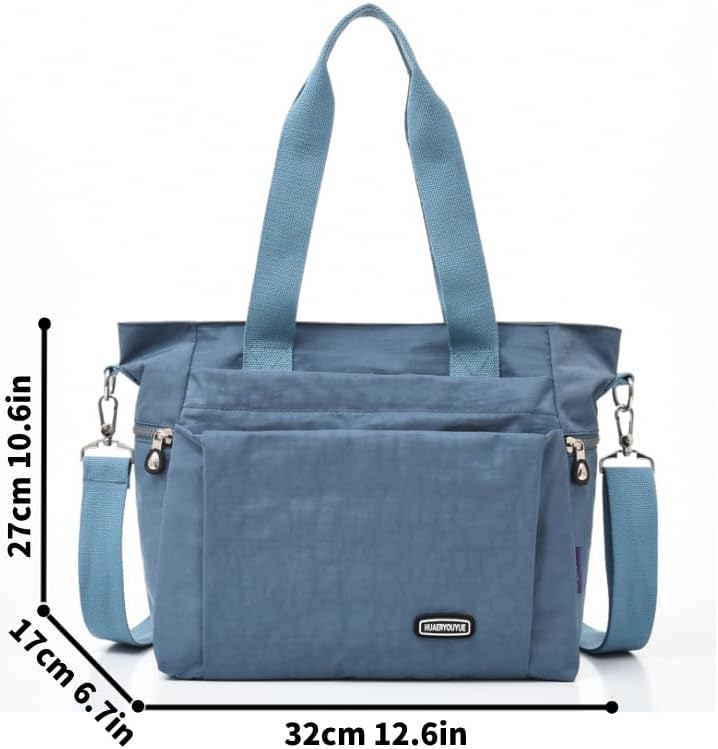 Qiyllur Large Capacity Canvas Bucket Bag for Women with Artificial Leather Shoulder Strap | Qiyllur Crossbody Bag with