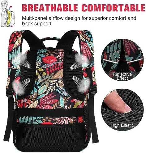 Paude 15.6 Inch Laptop Backpack Women Bookbag Rucksack for Teen Girls School Bags Specifications