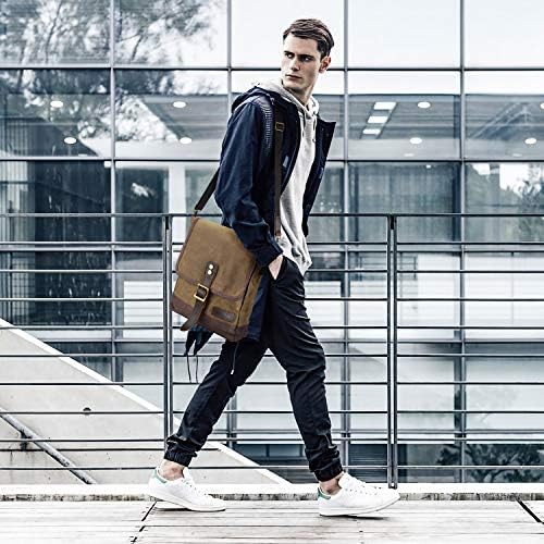 SHANGRI-LA Crossbody Shoulder Bag for Men and Women | Casual Canvas Sling Pack | Versatile Everyday Use | Multiple Compa