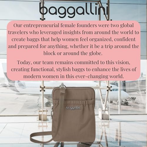 Baggallini Bryant Pouch Small Crossbody Bag for Women - Lightweight Crossbody Pouch - Perfect Phone Purse