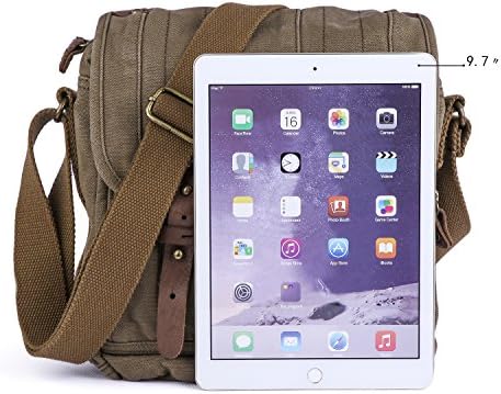 GOOTIUM Small Canvas Crossbody Bag for Women - Vintage Shoulder Purse | GOOTIUM Canvas Small Messenger Bag - Stylish Vi