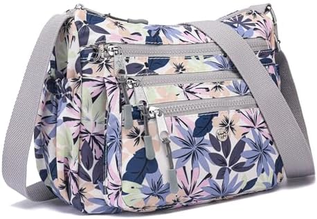 AOCINA Women's Lightweight Multi-Pocket Crossbody Bags for Everyday Use | AOCINA Nylon Messenger Shoulder Handbags for