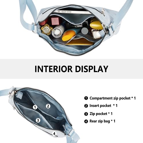 Westbronco Crossbody Bag for Women Vegan Leather Wallet Purses Satchel Shoulder Bags Small Size Westbronco Crossbody Bag