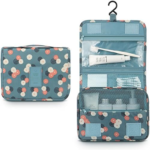 Mossio Large Hanging Toiletry Bag for Men & Women | Durable Sturdy Hook | Mossio Travel Organizer - Large Hanging Cosme