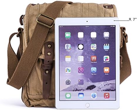 GOOTIUM Small Canvas Crossbody Bag for Women - Vintage Shoulder Purse | GOOTIUM Canvas Small Messenger Bag - Stylish Vi