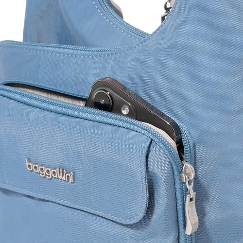 Baggallini Womens Criss Cross 10x11 Crossbody Bag for Fashion Ladies, Stylish and Practical, Daily Use, High-Quality Lea