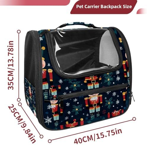 Capybara Pet Soft Sided Travel Carrier for Cats and Puppies, Portable and Comfortable, Perfect for Airlines and Car Trip
