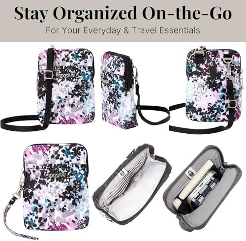 Baggallini Bryant Pouch Small Crossbody Bag for Women - Lightweight Crossbody Pouch - Perfect Phone Purse