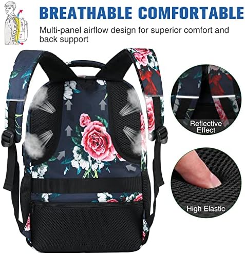 Paude 15.6 Inch Laptop Backpack Women Bookbag Rucksack for Teen Girls School Bags Specifications