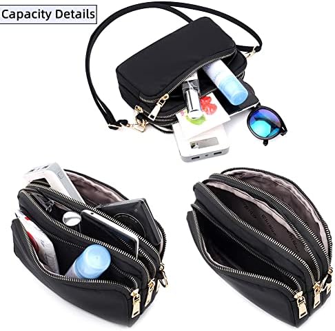 MINTEGRA Lightweight Purses Nylon for Women Crossbody Bag MINTEGRA Lightweight Purses Nylon Small Shoulder Bag Satchel M