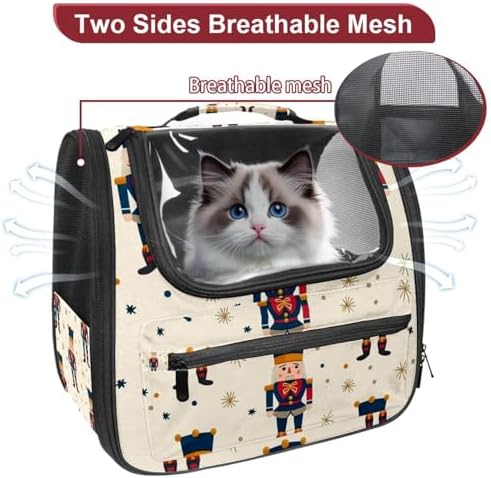 Capybara Pet Soft Sided Travel Carrier for Cats and Puppies, Portable and Comfortable, Perfect for Airlines and Car Trip