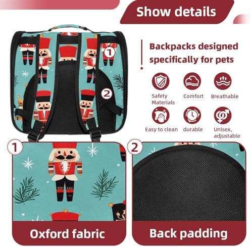 Capybara Pet Soft Sided Travel Carrier for Cats and Puppies, Portable and Comfortable, Perfect for Airlines and Car Trip