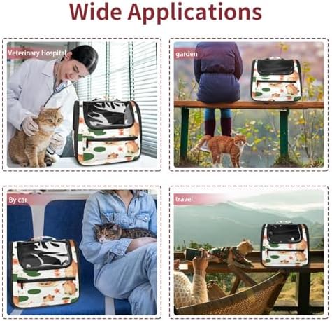 Capybara Pet Soft Sided Travel Carrier for Cats and Puppies, Portable and Comfortable, Perfect for Airlines and Car Trip