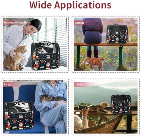 Capybara Pet Soft Sided Travel Carrier for Cats and Puppies, Portable and Comfortable, Perfect for Airlines and Car Trip