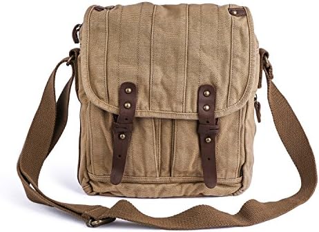 GOOTIUM Small Canvas Crossbody Bag for Women - Vintage Shoulder Purse | GOOTIUM Canvas Small Messenger Bag - Stylish Vi