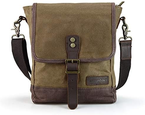 SHANGRI-LA Crossbody Shoulder Bag for Men and Women | Casual Canvas Sling Pack | Versatile Everyday Use | Multiple Compa