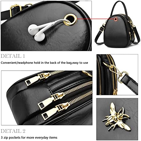 ALUDAPIJU Women's Small Crossbody Bags for Stylish Ladies | ALUDAPIJU Shoulder Bag for Women - Messenger Bags and Purse