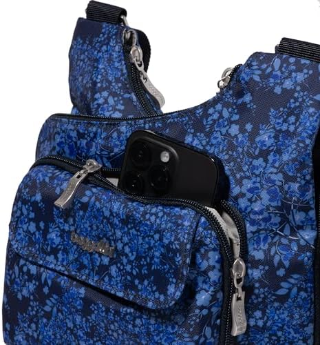 Baggallini Womens Criss Cross 10x11 Crossbody Bag for Fashion Ladies, Stylish and Practical, Daily Use, High-Quality Lea