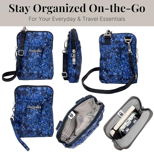 Baggallini Bryant Pouch Small Crossbody Bag for Women - Lightweight Crossbody Pouch - Perfect Phone Purse