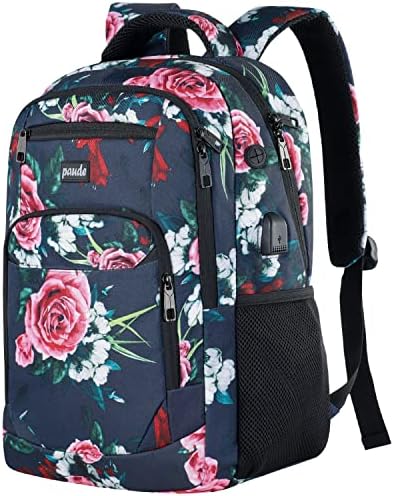 Paude 15.6 Inch Laptop Backpack Women Bookbag Rucksack for Teen Girls School Bags Specifications