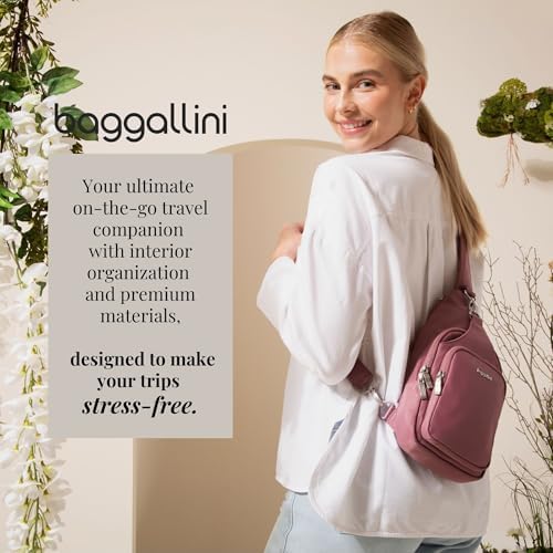 Baggallini Central Park Sling Leather Shoulder Bag for Women | Baggallini Central Park Sling Crossbody Bag for Men | Ba