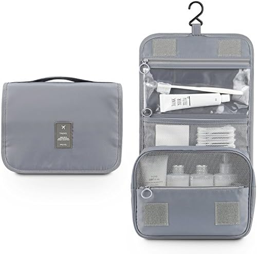 Mossio Large Hanging Toiletry Bag for Men & Women | Durable Sturdy Hook | Mossio Travel Organizer - Large Hanging Cosme