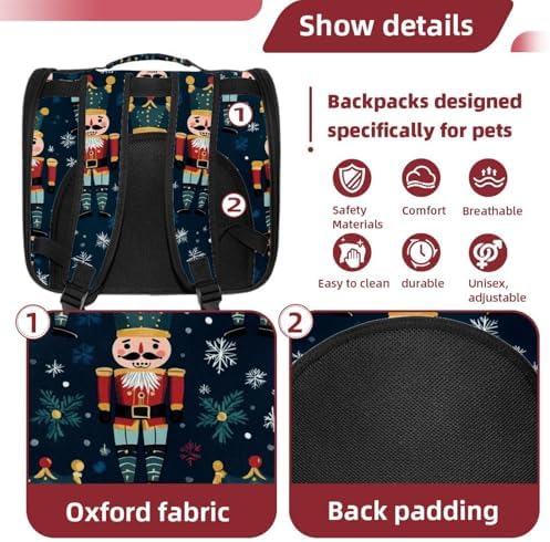 Capybara Pet Soft Sided Travel Carrier for Cats and Puppies, Portable and Comfortable, Perfect for Airlines and Car Trip