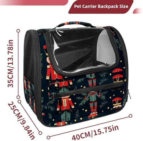 Capybara Pet Soft Sided Travel Carrier for Cats and Puppies, Portable and Comfortable, Perfect for Airlines and Car Trip