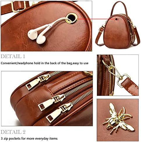 ALUDAPIJU Women's Small Crossbody Bags for Stylish Ladies | ALUDAPIJU Shoulder Bag for Women - Messenger Bags and Purse