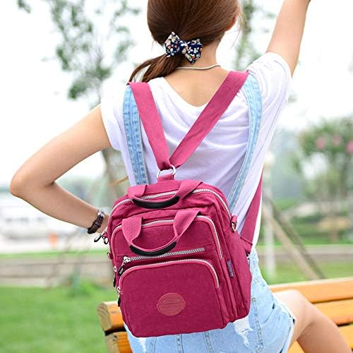 Qiyllur Nylon Crossbody Bag for Women Fashion Shoulder Bag with Adjustable Strap