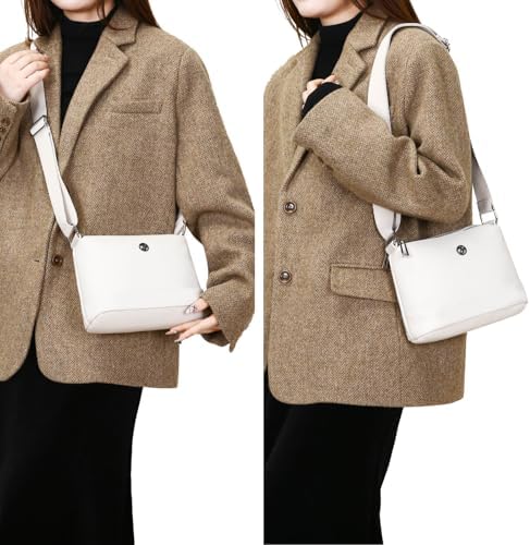 Eslcorri Women Small Shoulder Bag Nylon Simple Zipper Purse Lightweight Casual Mini Bag Eslcorri Women Casual Small Cros