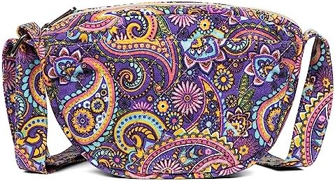 Malirona Women's Durable Small Floral Crossbody Bag Canvas Messenger Handbag Multi Pocket Travel Satchel Purse Malirona