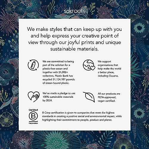 Sakroots Lucia Gen Crossbody Bag for Women Daily Use Fashionable and Practical Black Small Sized Crossbody Bag