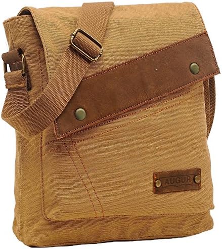 AIBAG Vintage Small Canvas Shoulder Bag for Women Everyday Use | AIBAG Messenger Bag Crossbody Purse with Multiple Comp