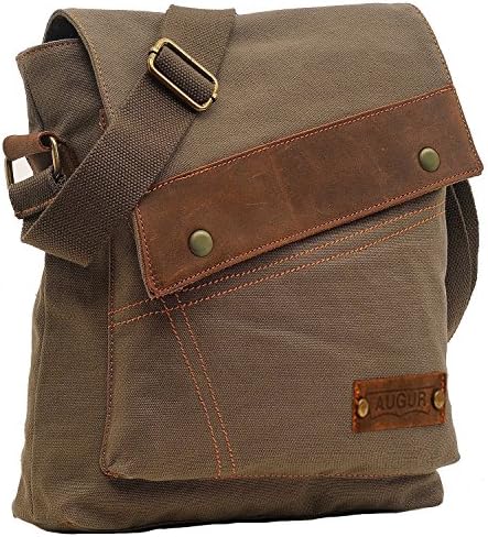 AIBAG Vintage Small Canvas Shoulder Bag for Women Everyday Use | AIBAG Messenger Bag Crossbody Purse with Multiple Comp