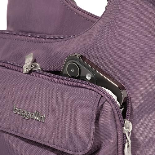 Baggallini Womens Criss Cross 10x11 Crossbody Bag for Fashion Ladies, Stylish and Practical, Daily Use, High-Quality Lea