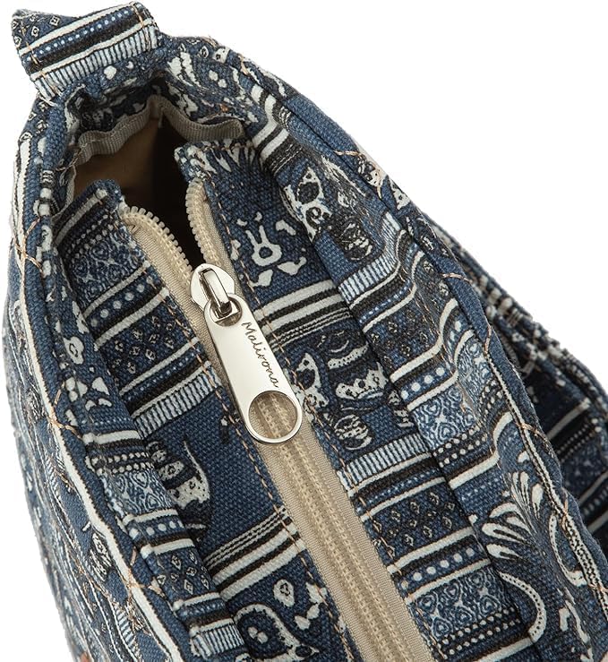 Malirona Women's Durable Small Floral Crossbody Bag Canvas Messenger Handbag Multi Pocket Travel Satchel Purse Malirona